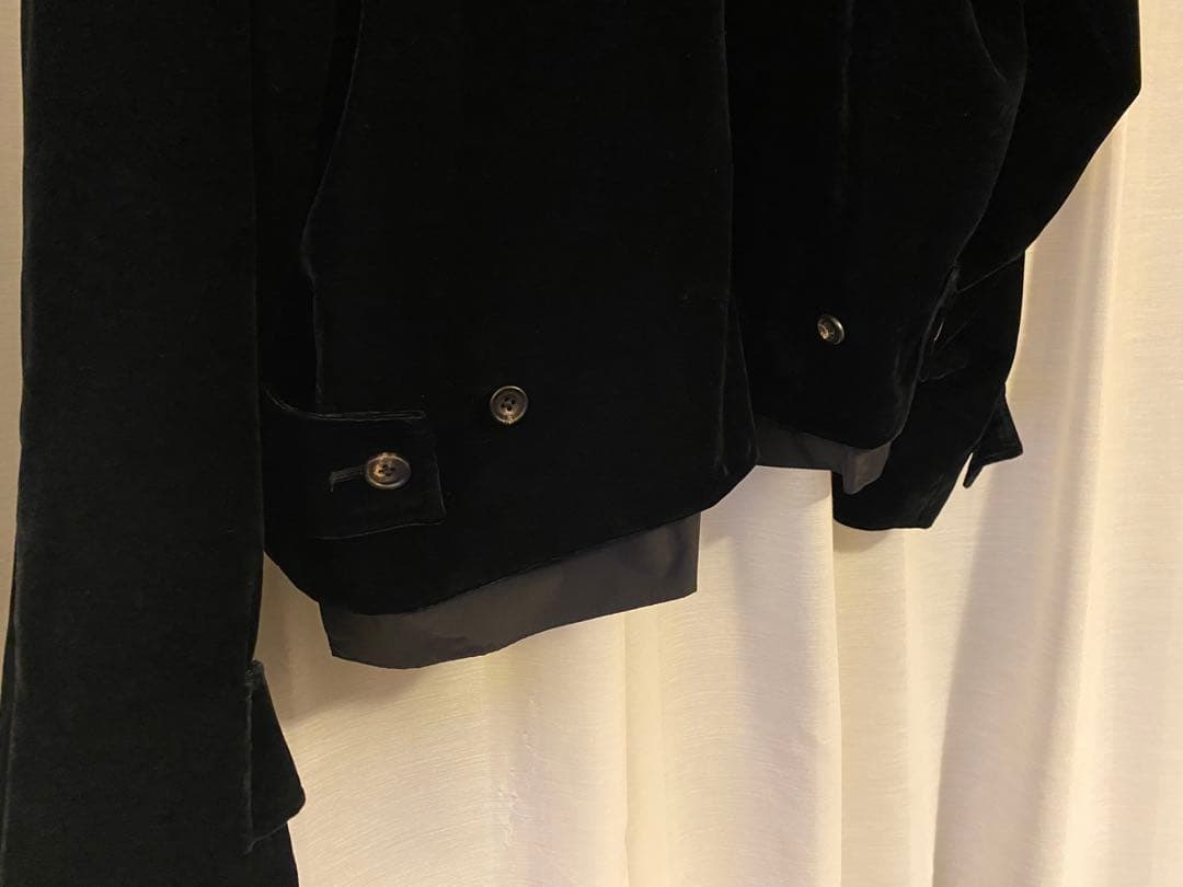 【定価85,800円】Stein ノーカラーベルベットジャケットサイズM