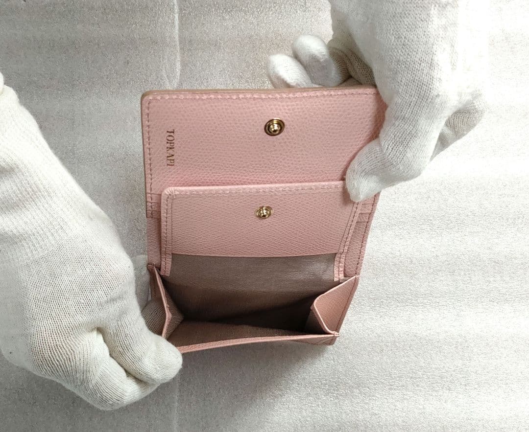 【新品未使用】TOPKAPI トプカピ　レザー二つ折り財布