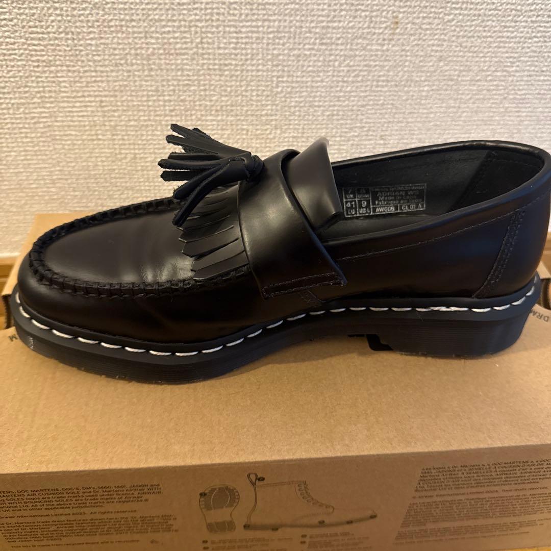Dr. Martens ホワイトステッチ タッセルローファー UK7