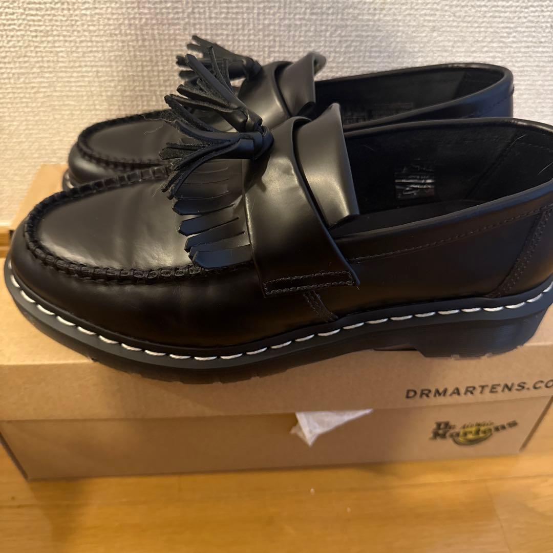 Dr. Martens ホワイトステッチ タッセルローファー UK7