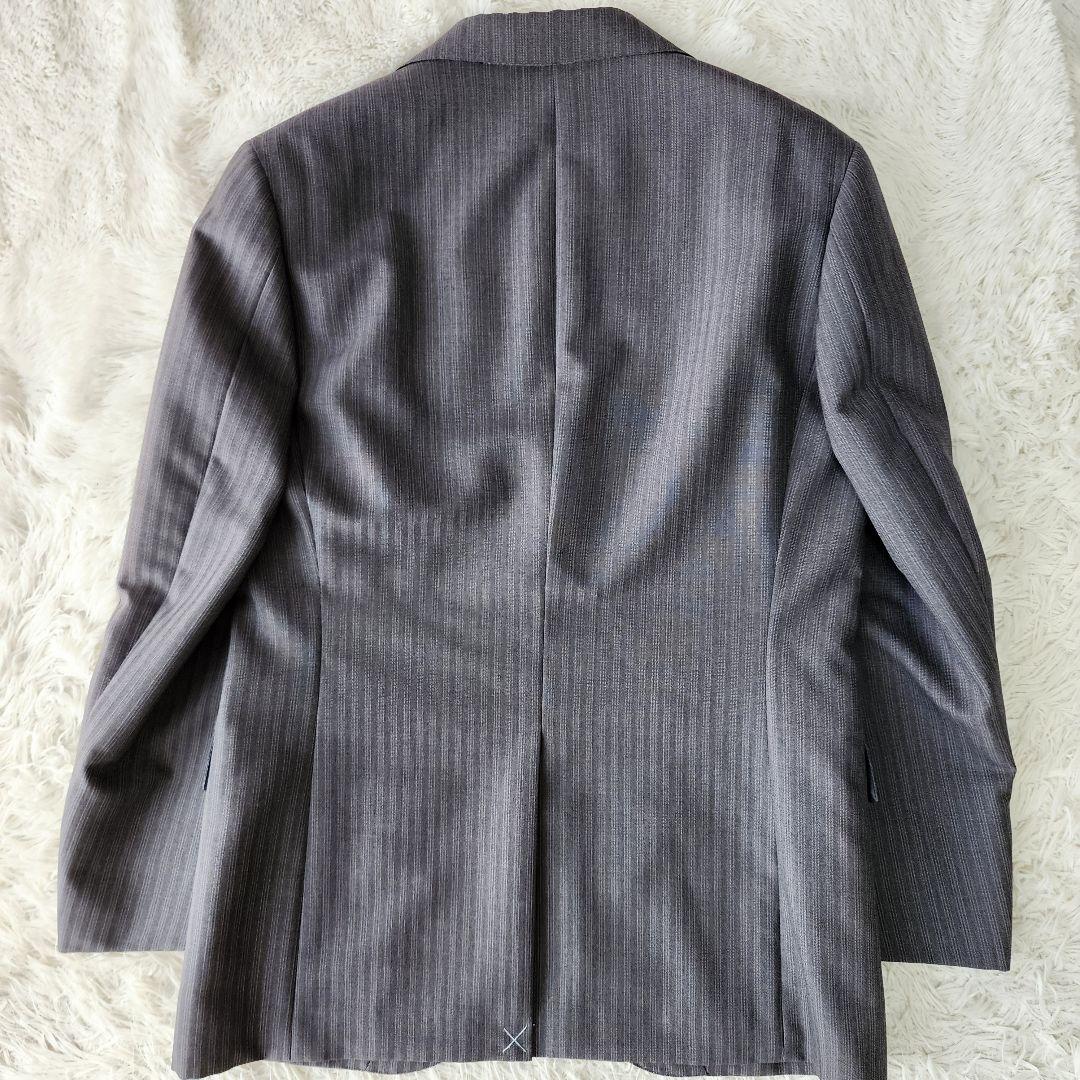 【未使用】ジェイプレス スーツ bower roebuck ストライプ グレー系