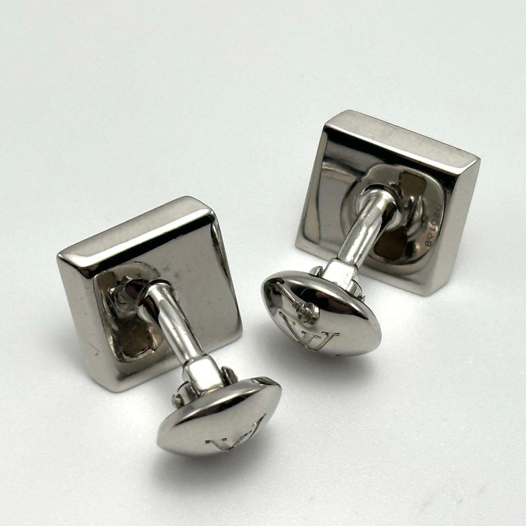 LOUIS VUITTON M61975 ダミエ　ロゴ　カフリンクス　カフス