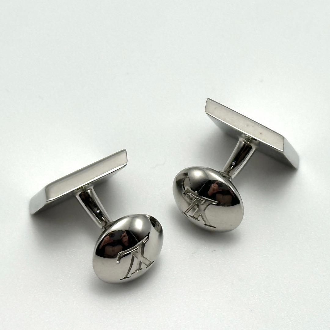 LOUIS VUITTON M61975 ダミエ　ロゴ　カフリンクス　カフス