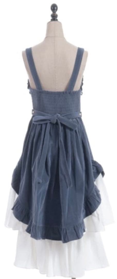 axes femme Chalmiere ウィンタージャンパースカート（ブルー）