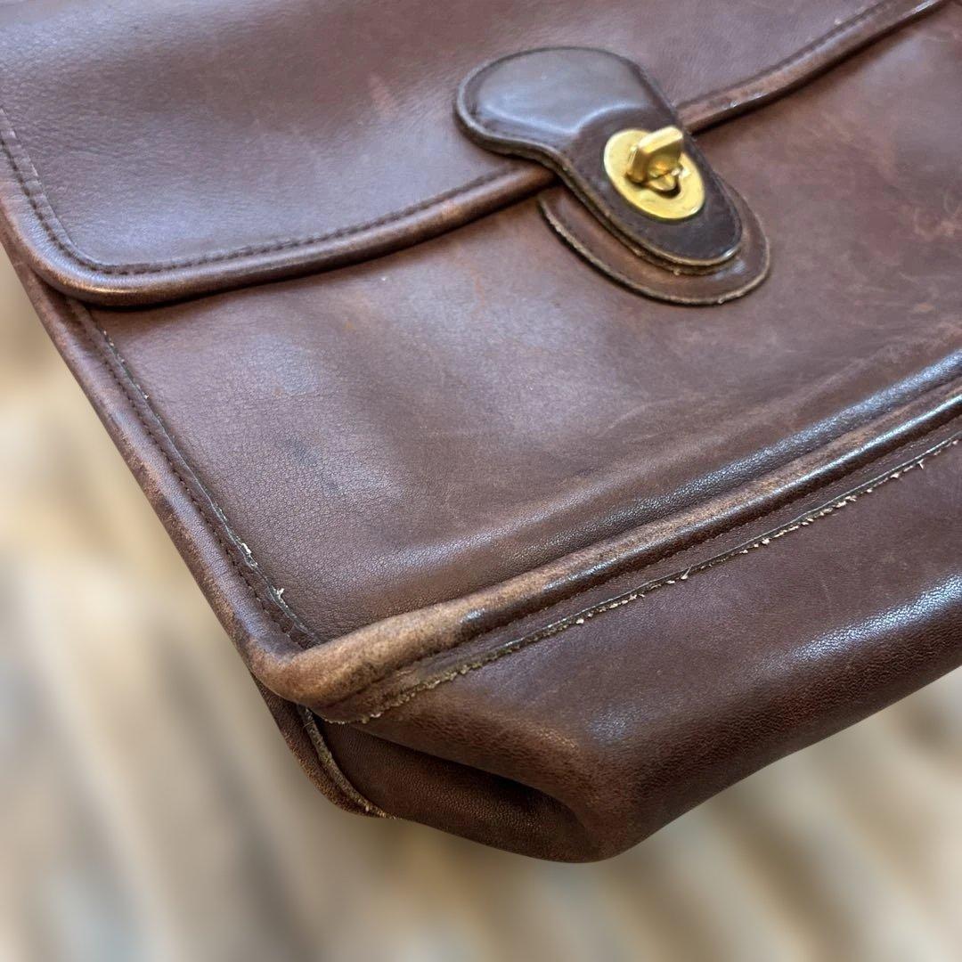 オールドコーチ　ショルダーバッグ 本革 レザー COACH 2way