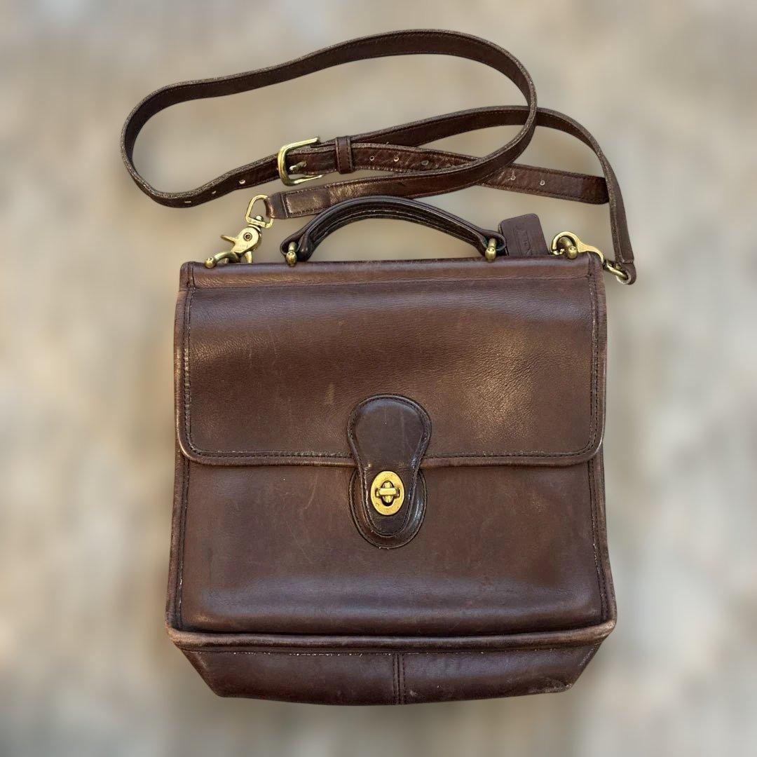 オールドコーチ　ショルダーバッグ 本革 レザー COACH 2way