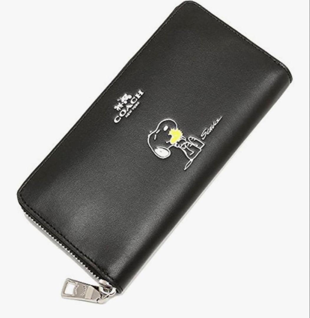 明日まで赤札COACH X PEANUTS コーチ ヌーピー ピーナッツ 長財布