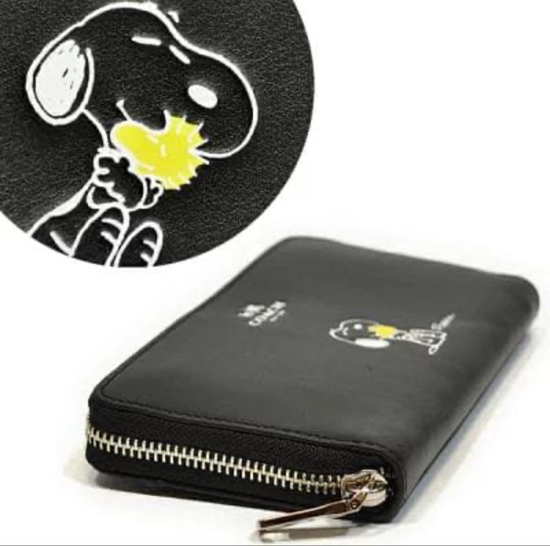 明日まで赤札COACH X PEANUTS コーチ ヌーピー ピーナッツ 長財布