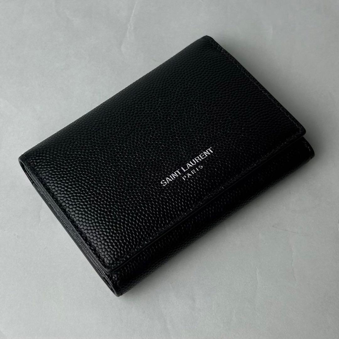 ✨美品✨　イヴ サンローラン　ロゴグラム　6連　キーケース　ブラック　状態良好◎