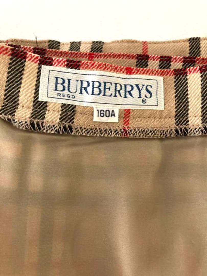 バーバリー　BURBERRYS 巻きスカート　160 ウール