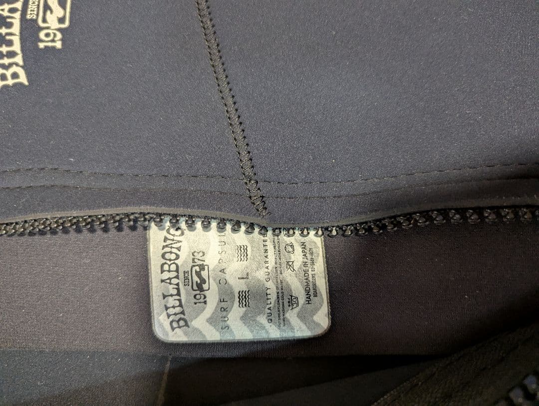 ビラボン レディース ウェットスーツ 3×2mm L ジャージ 美品ほつれ小あり