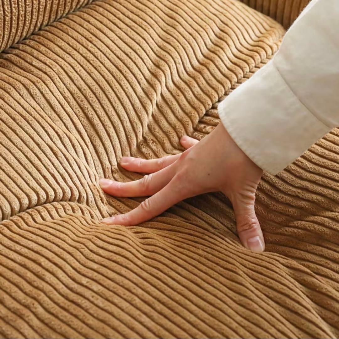 ソファーカバー Re:CENO /リセノfolkコーデュロイキャメル