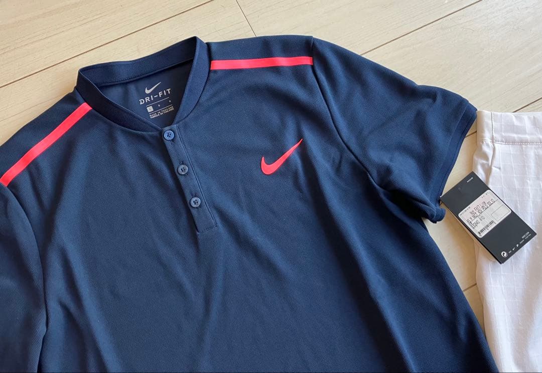 メンズ新品 NIKEナイキ アドバンテージポロシャツ ネイビーL