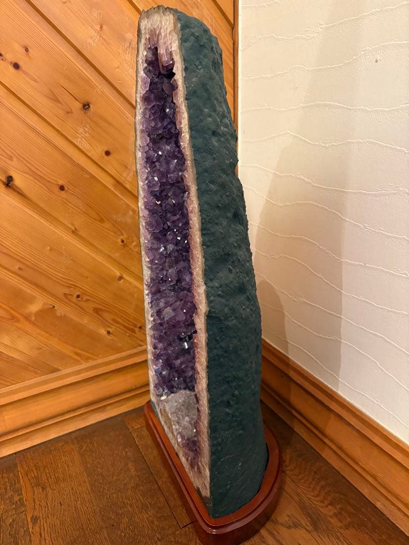 天然石　アメジスト 紫水晶 パワーストーン高さ約47.5cm