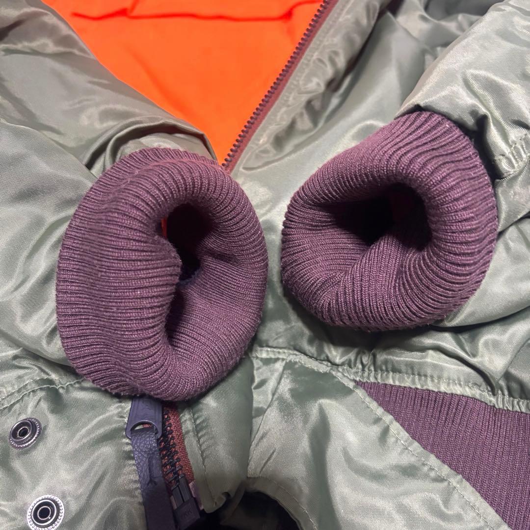 【美品】ALPHA INDUSTRIES MA-1ジャケット セージグリーン
