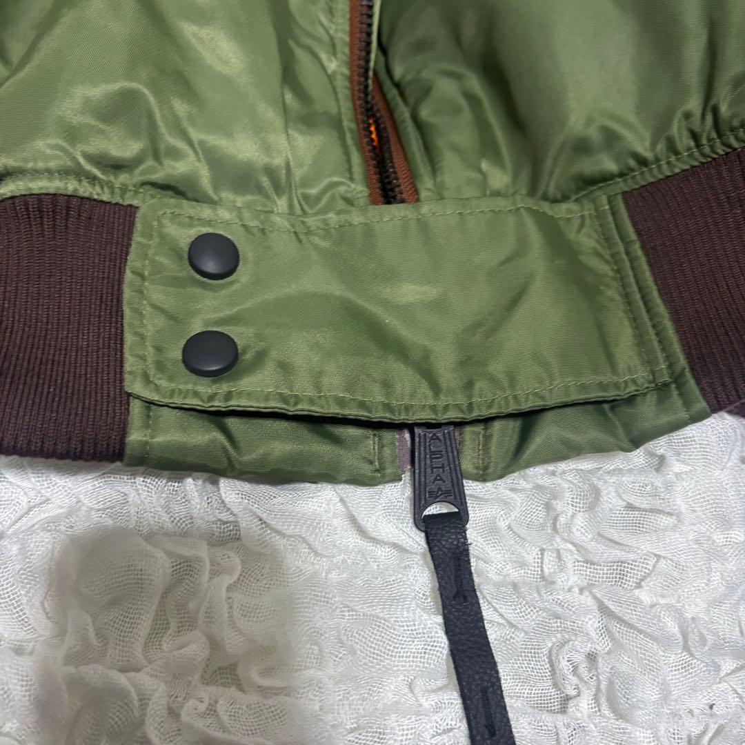 【美品】ALPHA INDUSTRIES MA-1ジャケット セージグリーン