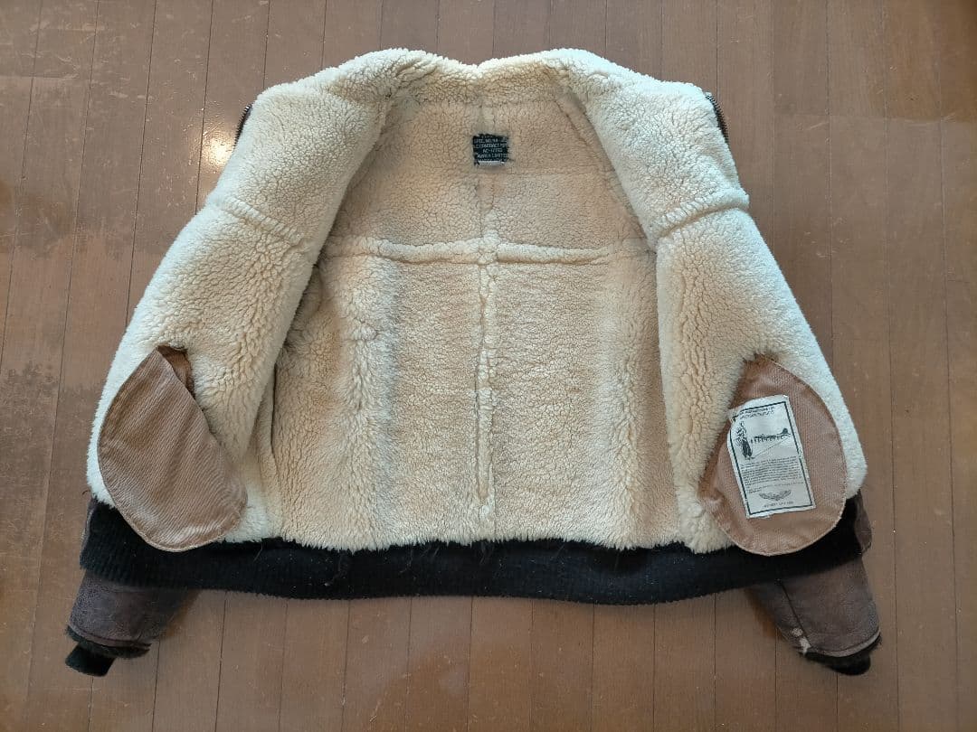 AVIREX アピレックス B-6 ブラウンレザーフライトジャケット