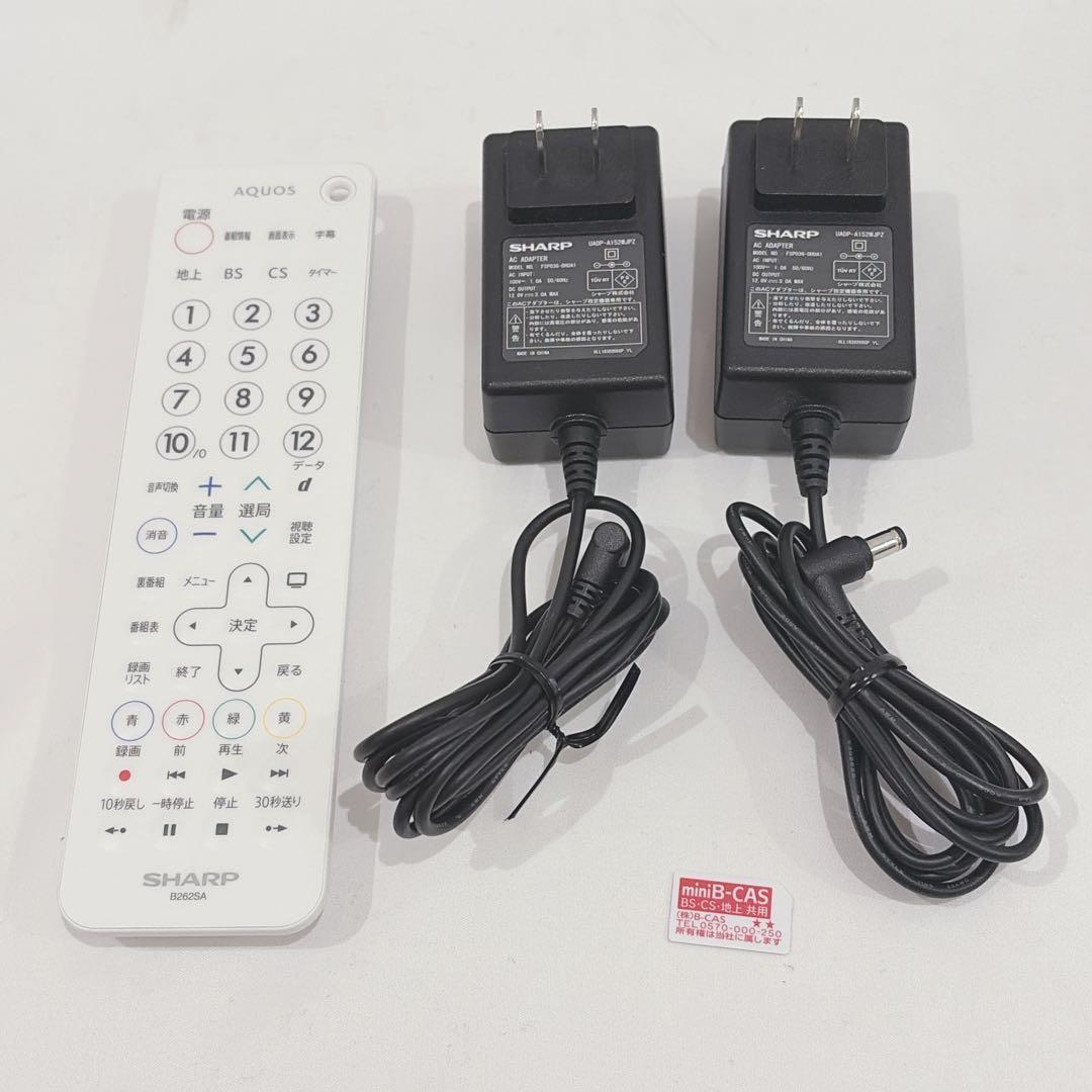 【良品】シャープ 2T-C12AF ポータブル液晶テレビ AQUOS ホワイト