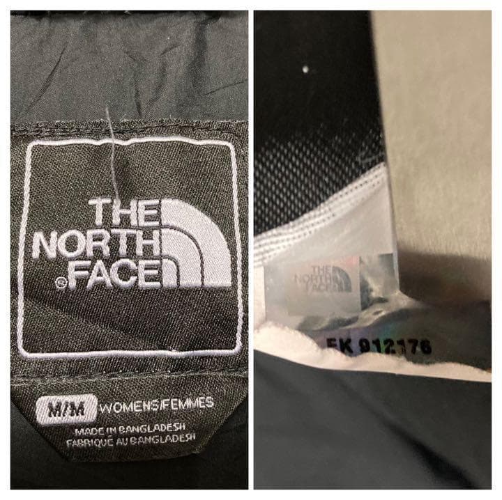 《US古着》ノースフェイス ダウンベスト 700 USA ロゴ刺繍 レディースL
