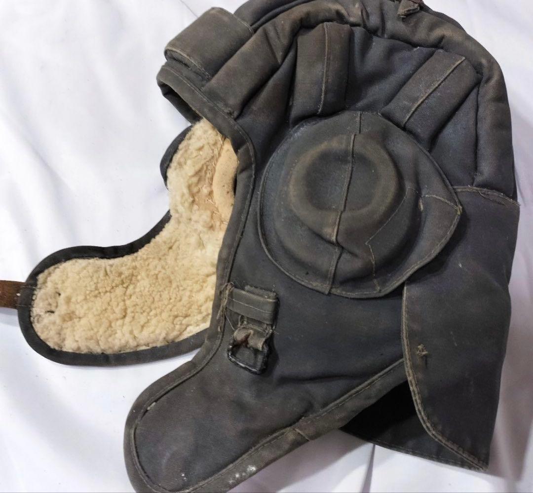 ロシア軍 ソ連軍 放出品 79年製 戦車ヘルメット 冬用 サイズ2