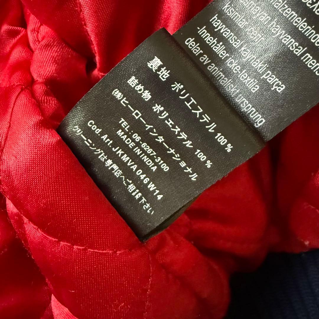 FRANKLIN & MARSHALLスタジャン 牛革 袖レザー ヴィンテージS