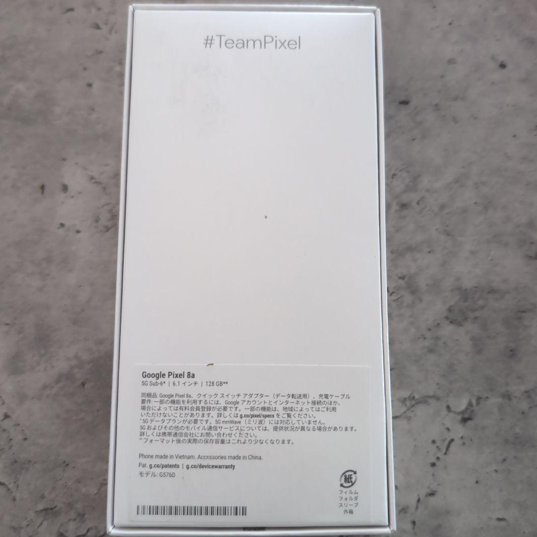 【未使用】Google Pixel8a 128GB bay ベイ