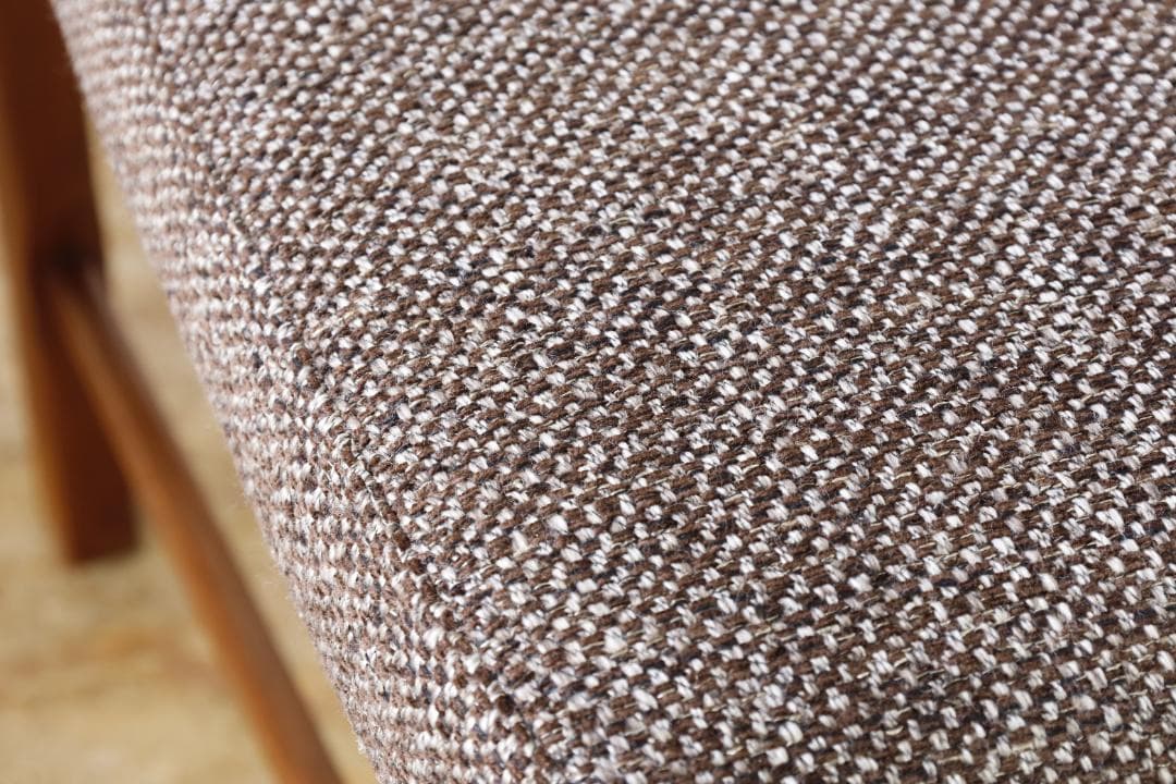 美品 ヴィンテージ チーク無垢材 ハイバックダイニングチェア 1脚分_