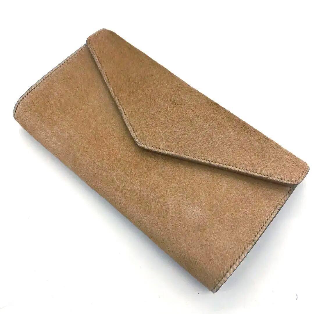 超希少·極美品✨イヴサンローラン リヴゴーシュ ハラコ　クラッチバッグ