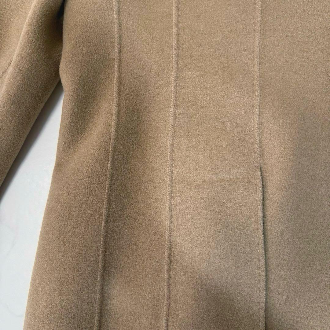 バーバリーロンドン ノバチェック ダブルフェイス ウール カシミヤ コート M