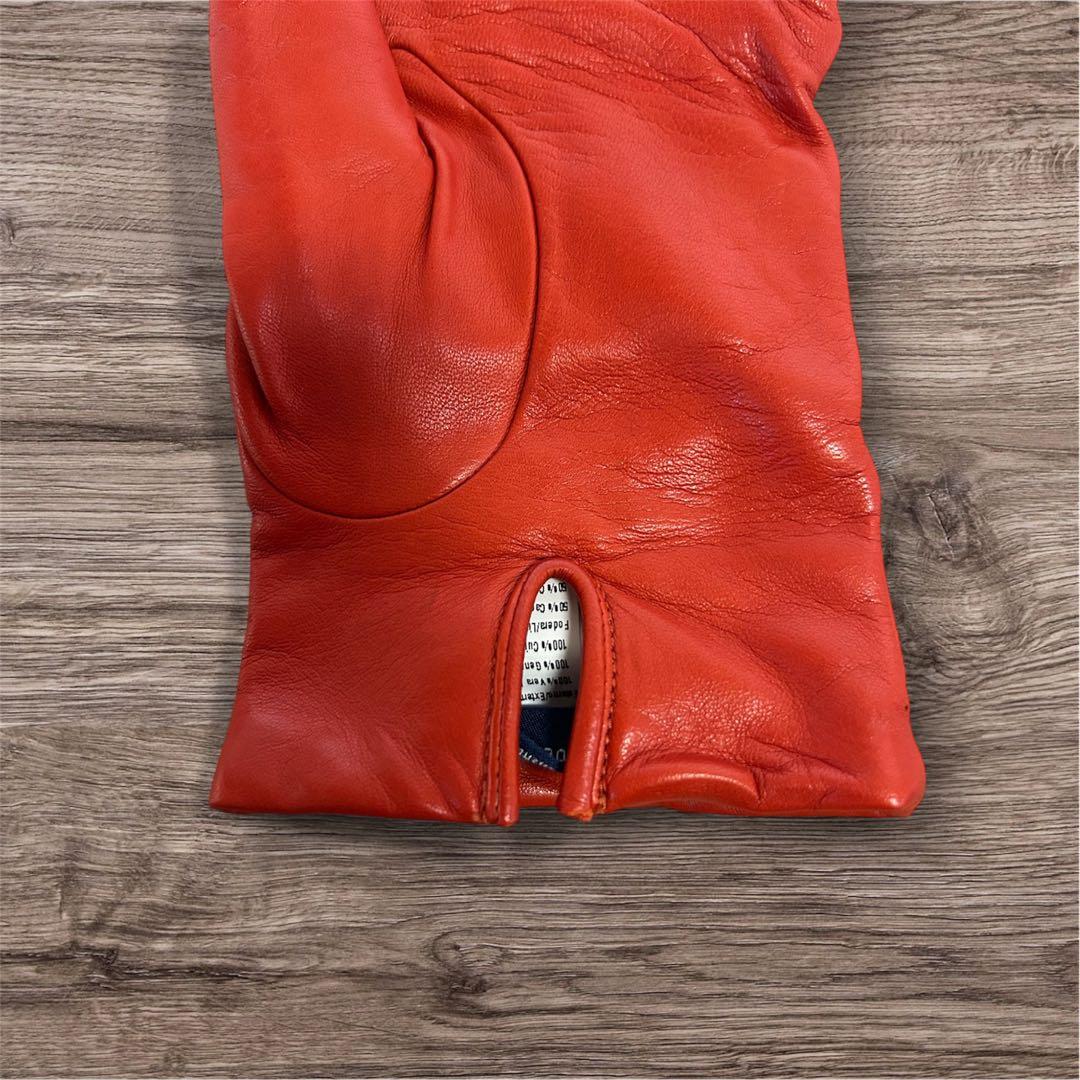 Gala Gloves レザー手袋 赤