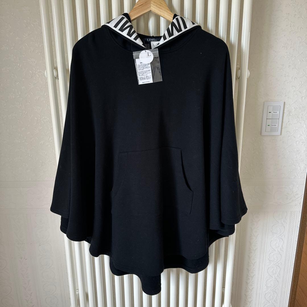 LIMI feuブラック ポンチョ　ヨウジヤマモト【新品未使用品】