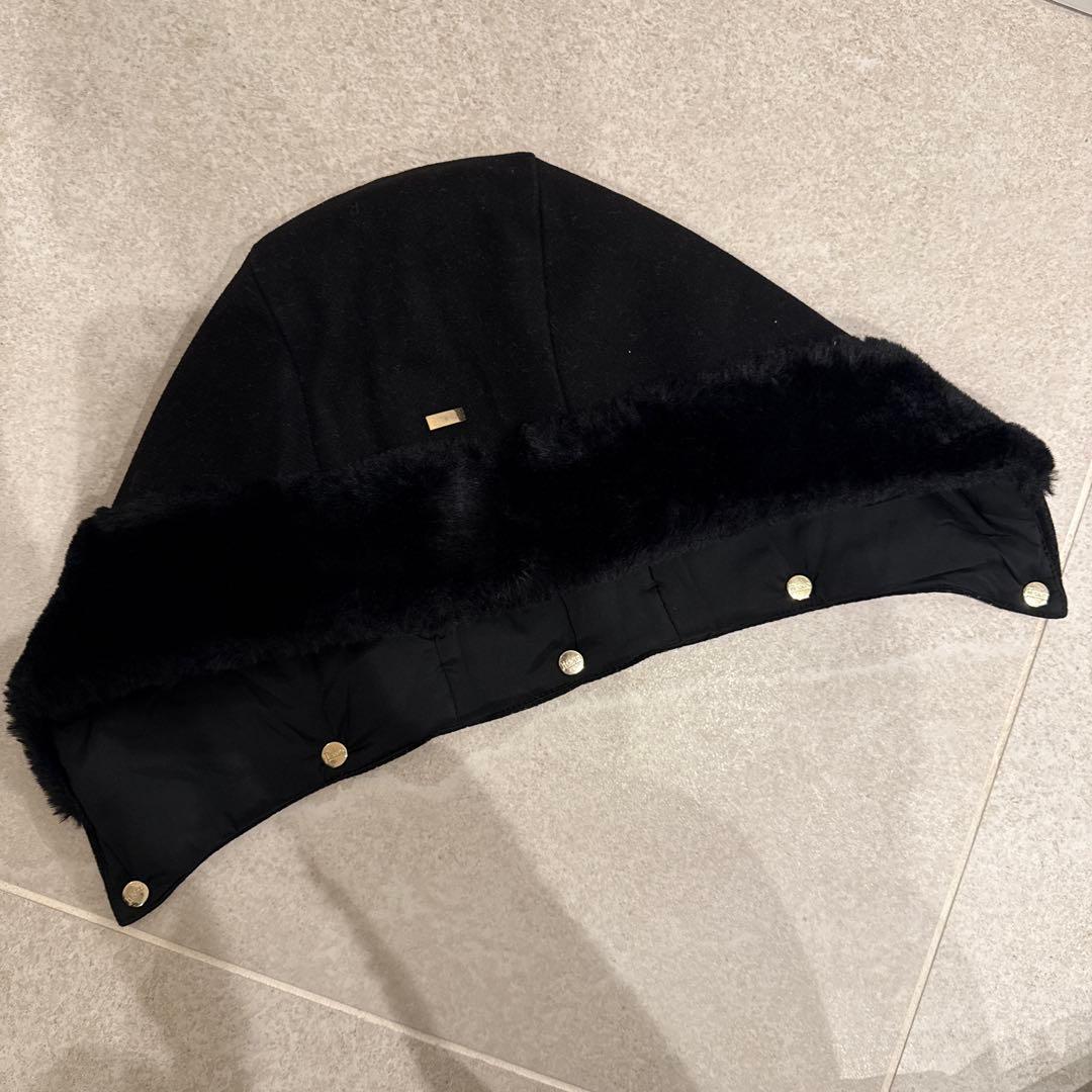HERNO ヘルノ14A ブラックファーコート