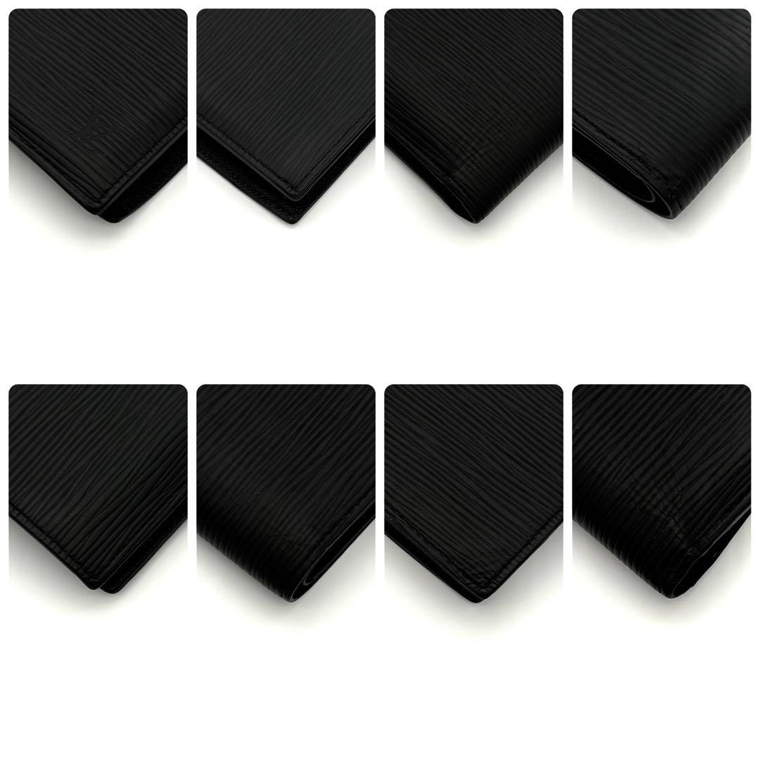 ルイヴィトン 折財布 エピ ノワール ポルトフォイユ マルコ NM 黒 1819