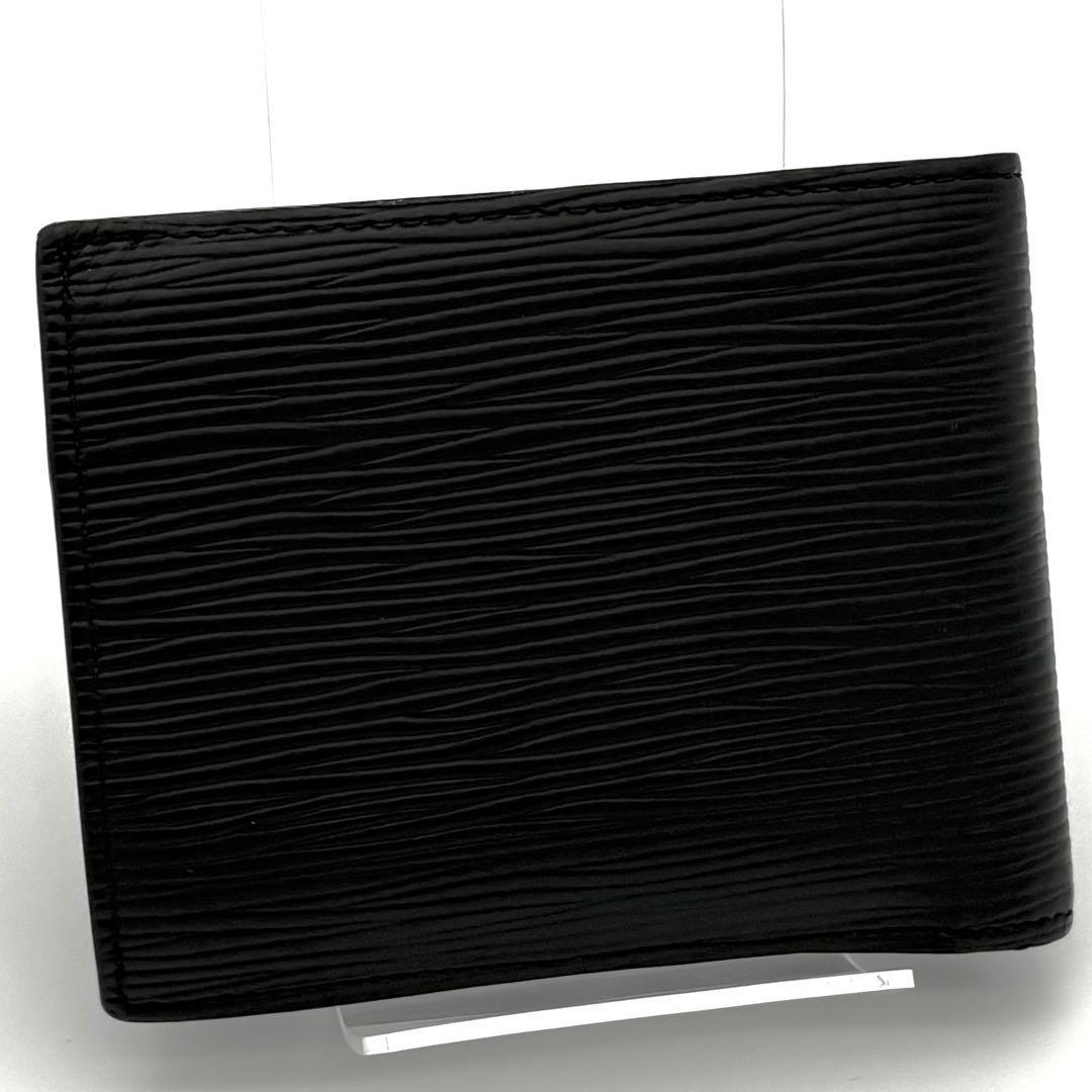 ルイヴィトン 折財布 エピ ノワール ポルトフォイユ マルコ NM 黒 1819