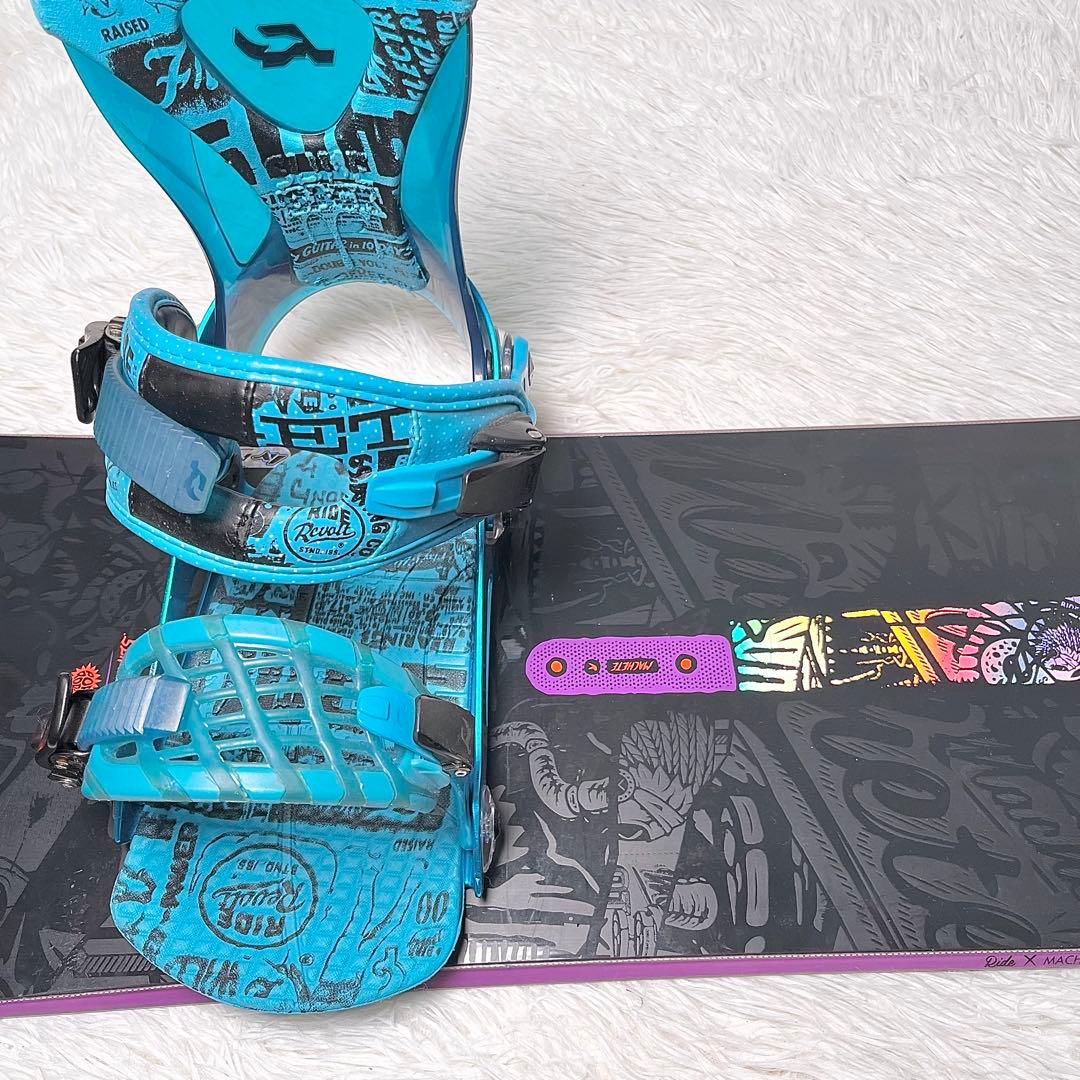 【良品】RIDE MACHETE スノーボード 152cm ビンディング　L