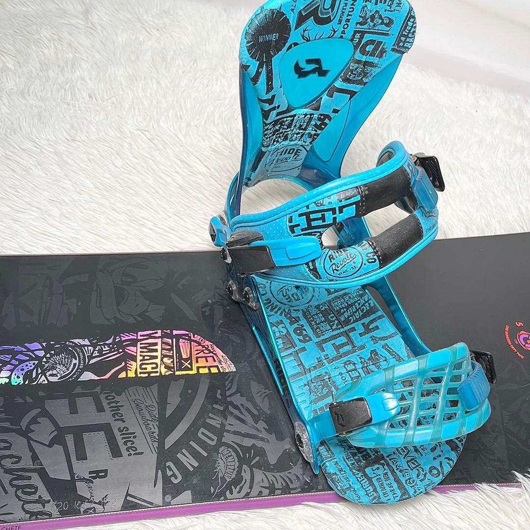 【良品】RIDE MACHETE スノーボード 152cm ビンディング　L