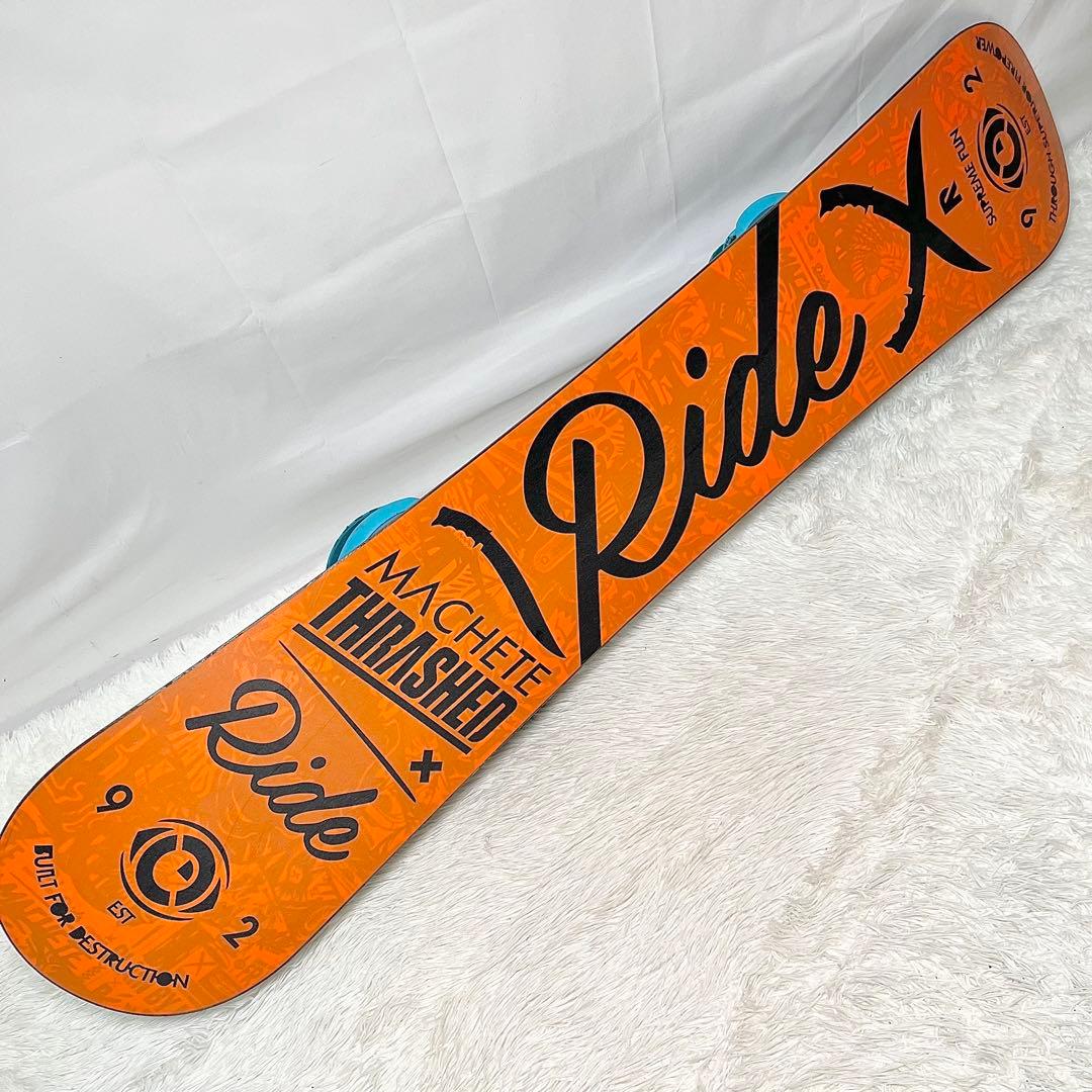 【良品】RIDE MACHETE スノーボード 152cm ビンディング　L