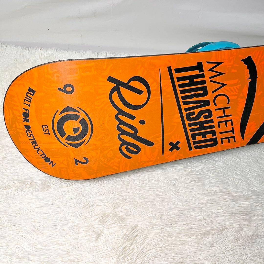 【良品】RIDE MACHETE スノーボード 152cm ビンディング　L