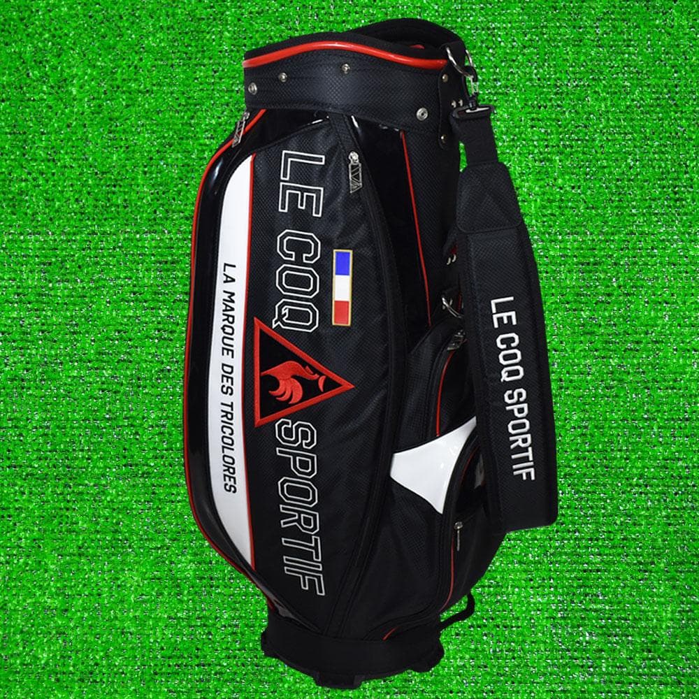 ルコックスポルティフ ゴルフ キャディバッグ９型【ブラック】美品！