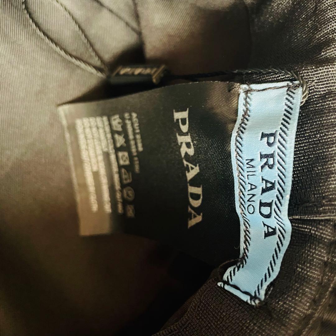 【美品】PRADA ブラック バケットハット