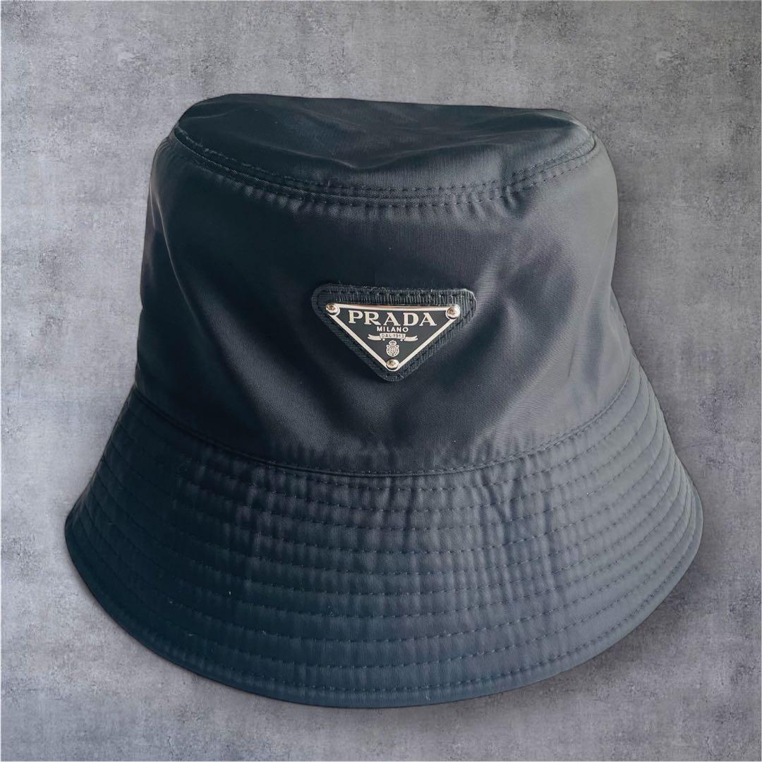 【美品】PRADA ブラック バケットハット