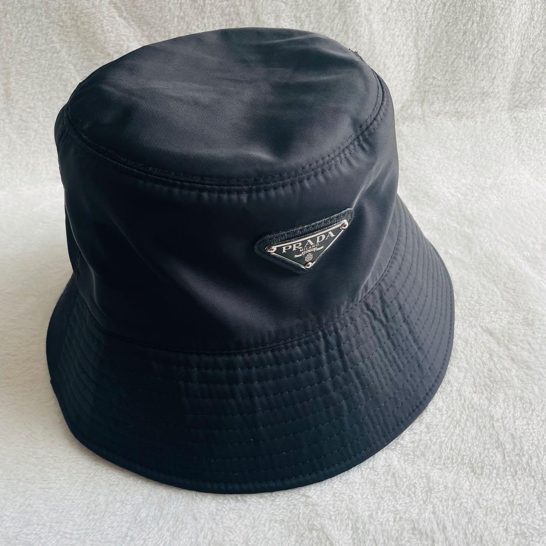 【美品】PRADA ブラック バケットハット