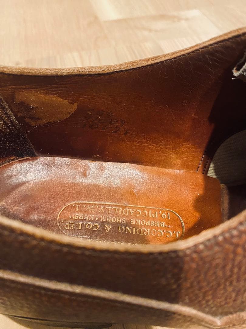 希少品J.C. CORDINGS & CO.,Ltd ビスポーク　サイズ10E