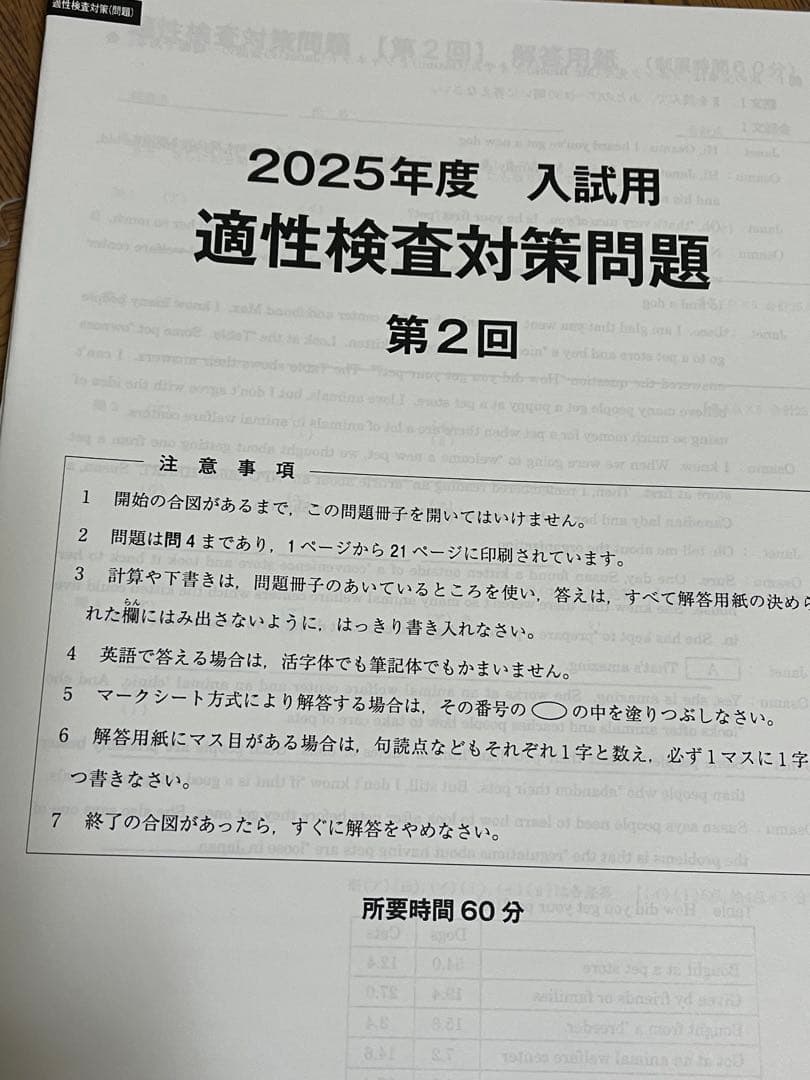 早稲田アカデミー　2025年慶應女子推薦対策資料セット