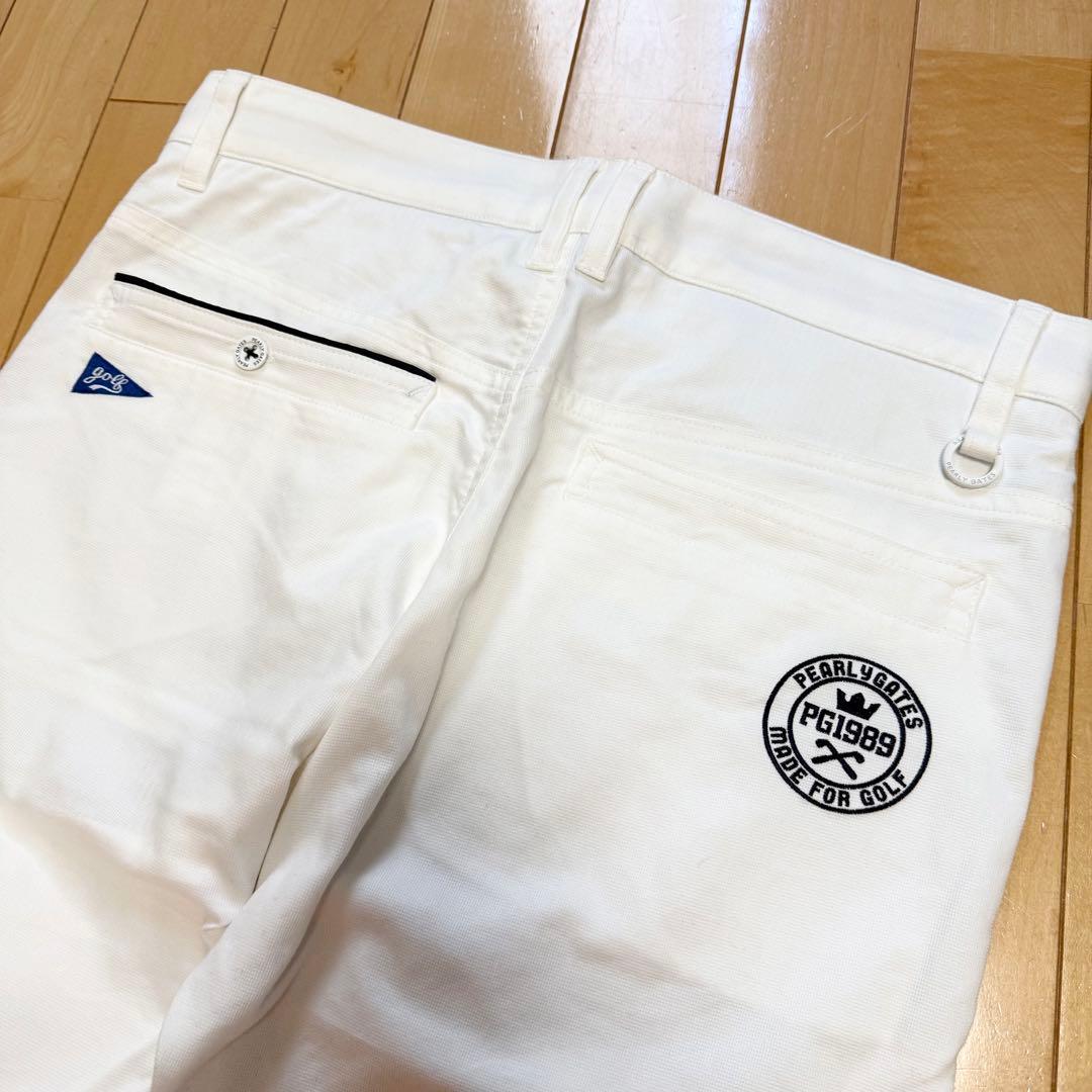 PEARLY GATES パーリーゲイツ ゴルフパンツ 白 サイズ4 メンズ