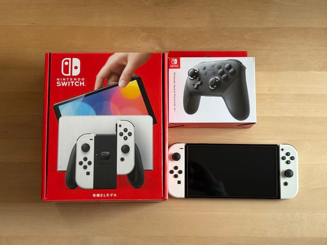 Nintendo Switch 有機EL モデル ホワイト Proコントローラー