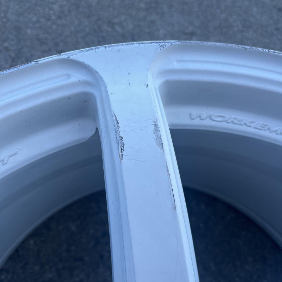 ‼️値下げ　WORK エモーション　T7R 白　ホワイト　18インチ114.3
