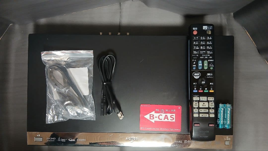 500GB シャープ AQUOS BDレコーダー☆BD-W550☆リモコン付