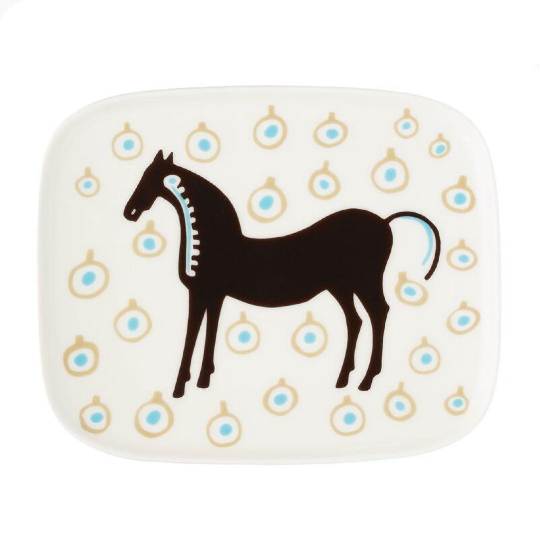 marimekko マリメッコ　完売Musta tamma プレート＋ラテマグ