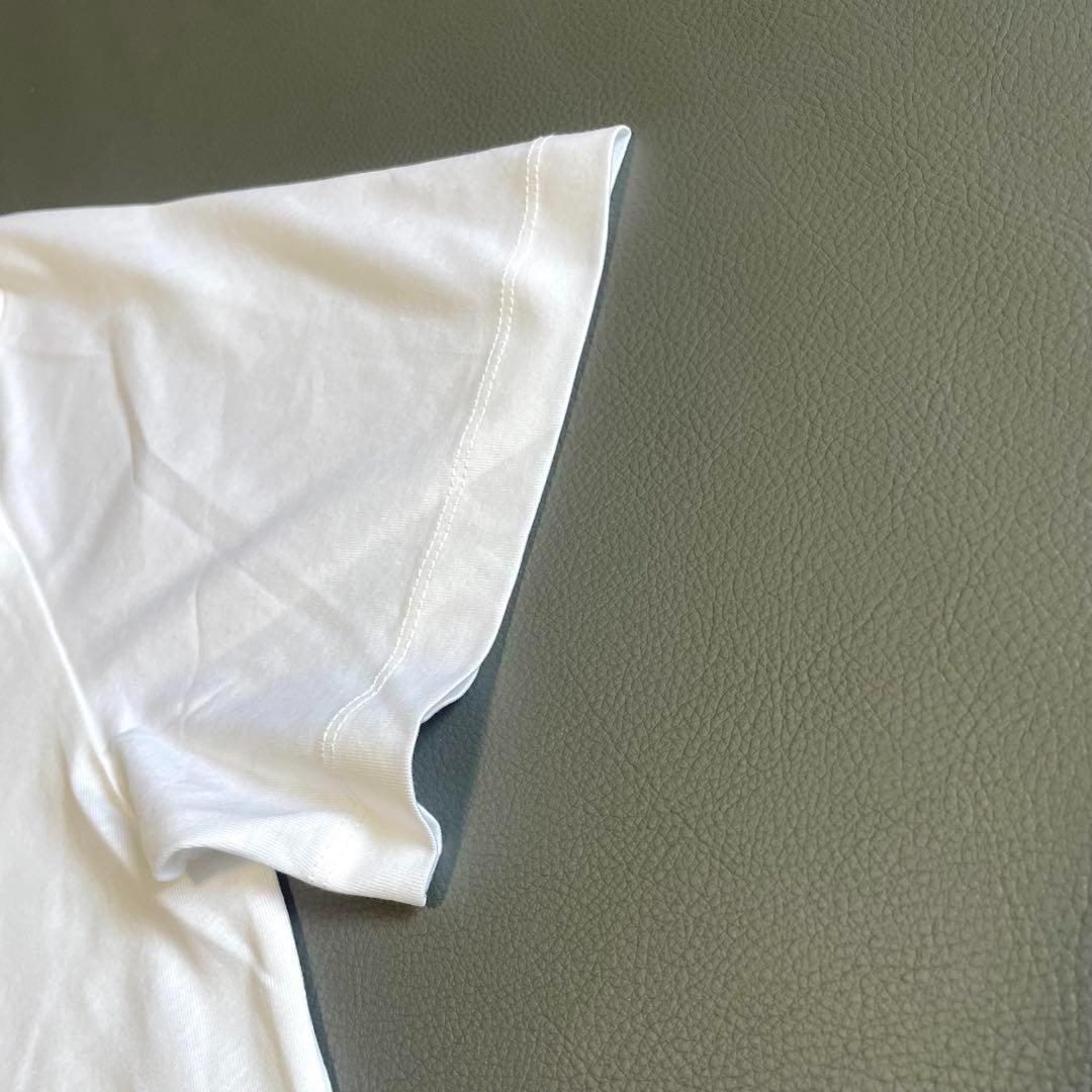 新品タグ付き【PATOU】Tシャツ オーガニックコットン ロゴ カラフル L 白